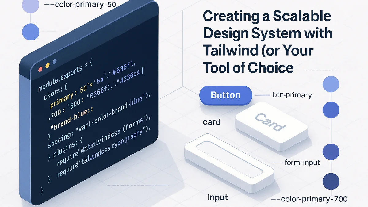 Creating a Scalable Design System with Tailwind (or Your Tool of Choice)